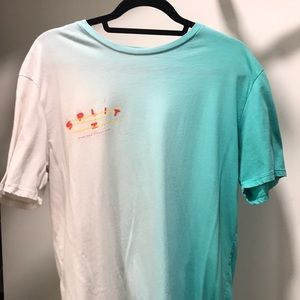 Split multi colored Tee